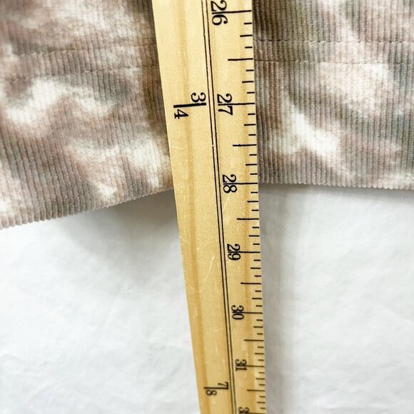 NWOT Susan Graver Weekend Velour Ribbed Hoodie Brown - Size XS - Picture 6 of 7